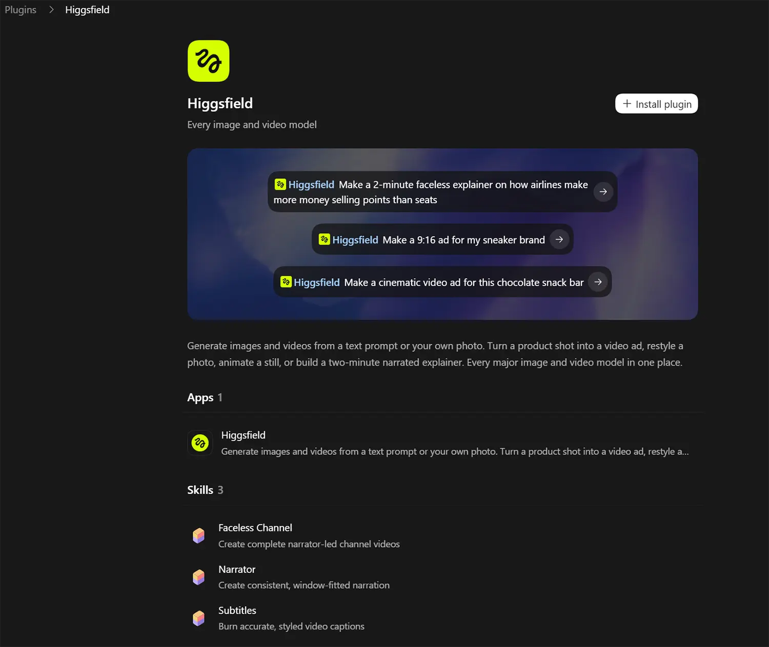 MCP Plugin in ChatGPT