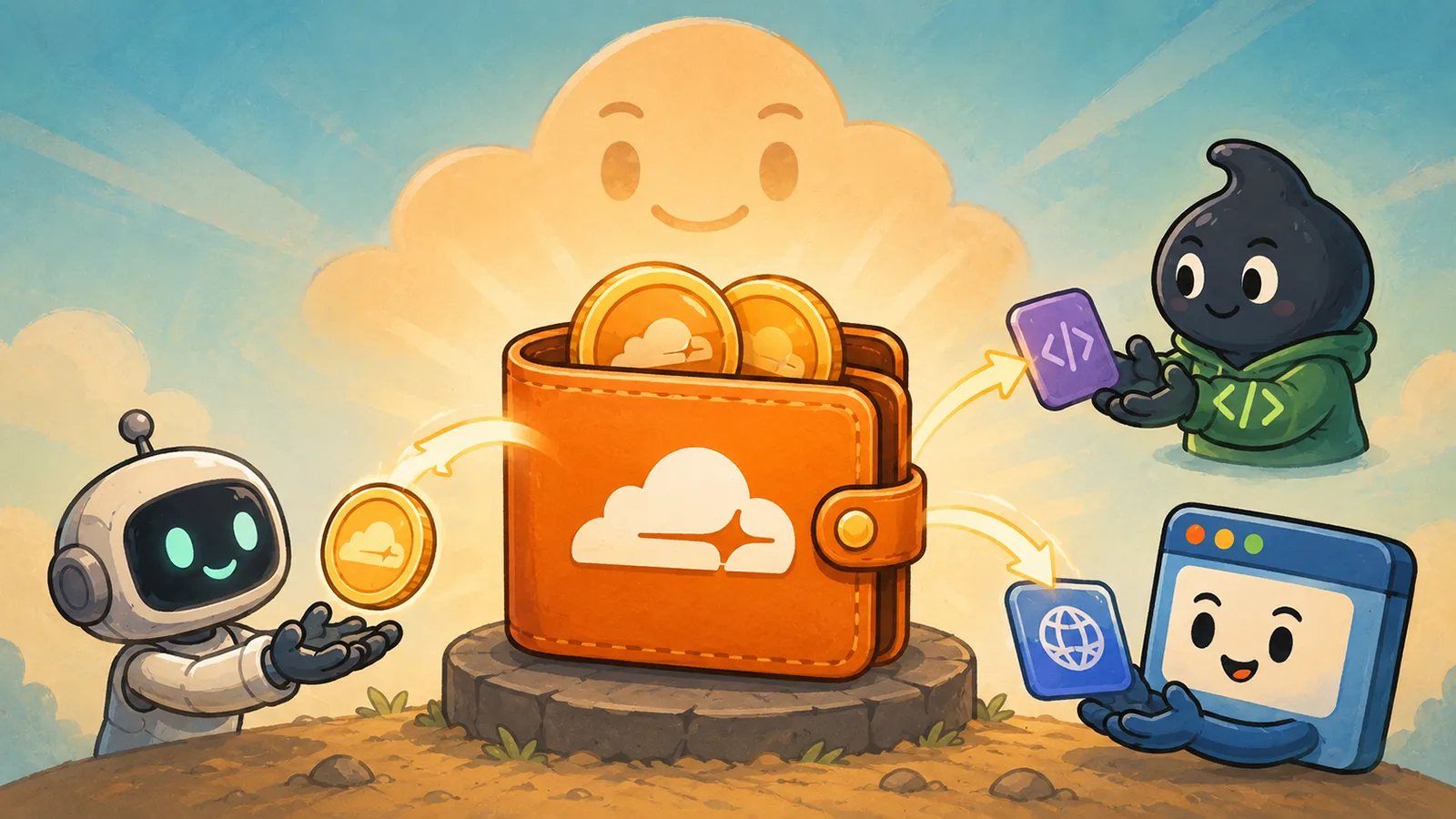 Ein Cloudflare Wallet und Agenten