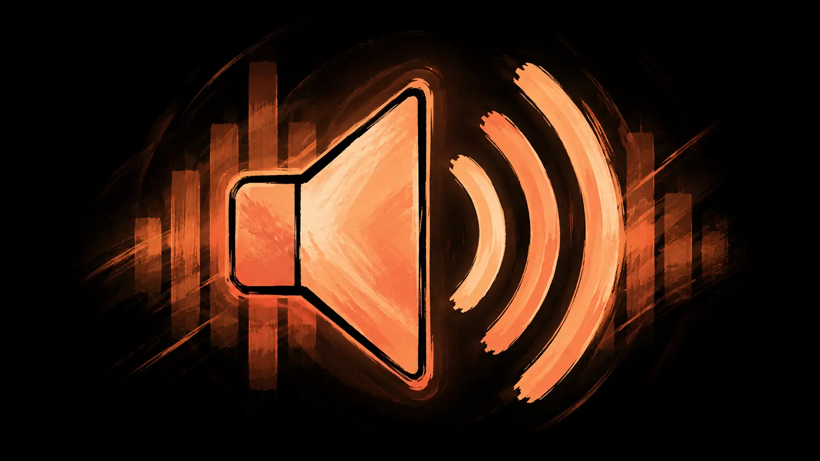 Ein Audio Symbol