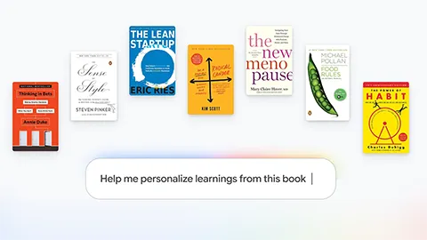 Gemini Notebook beantwortet Fragen aus deinen E-Books