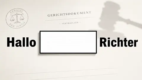 Kläger will Gericht mit geheimen KI-Anweisungen austricksen