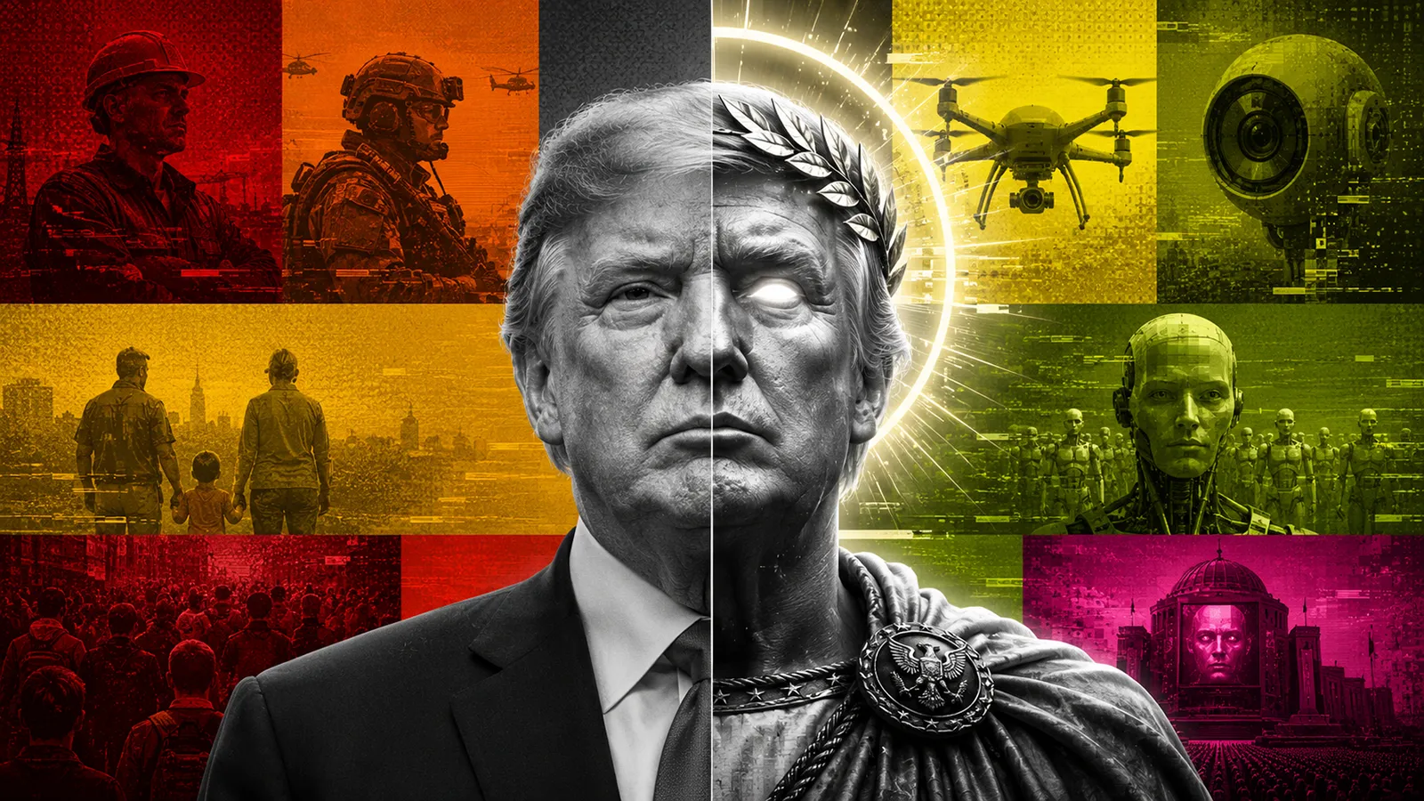 Donald Trump mit zwei Gesichtern