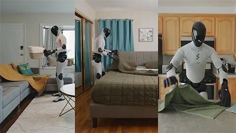 Figure-Roboter räumt in 30 fremden Wohnungen auf