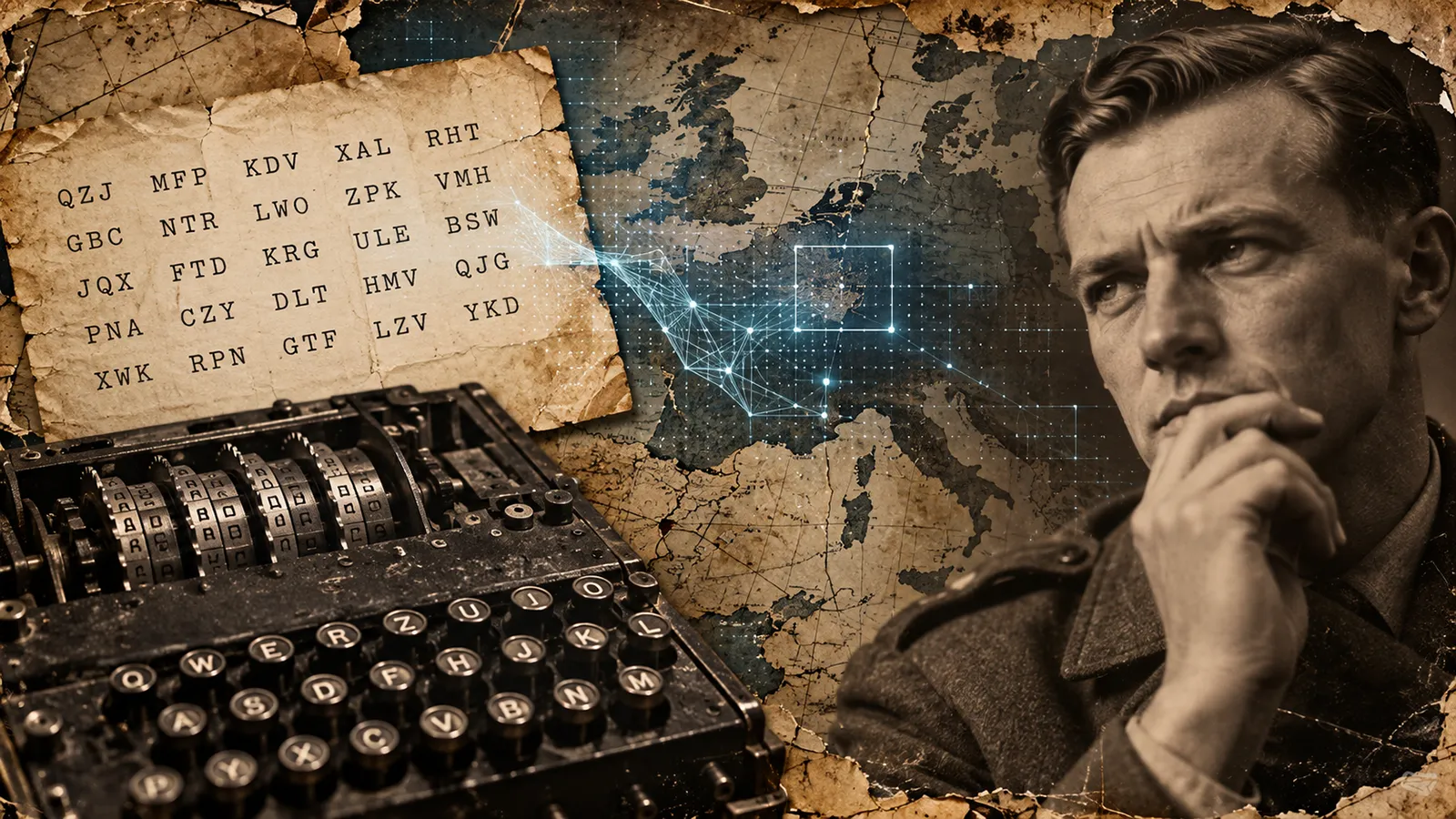 Eine Enigma im zweiten Weltkrieg