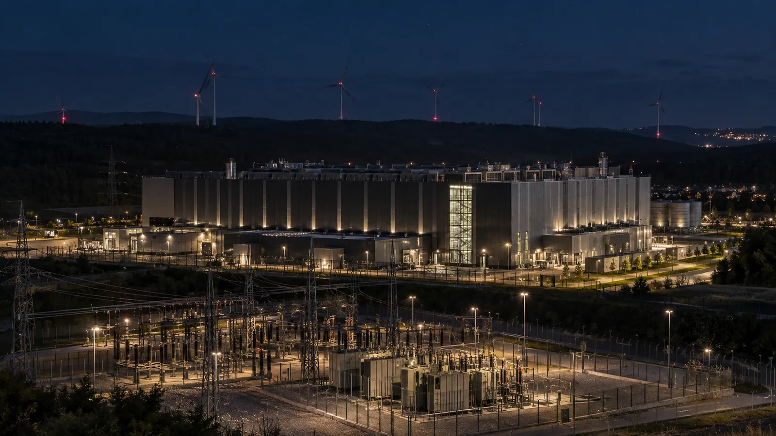Ein Rechenzentrum in Europa