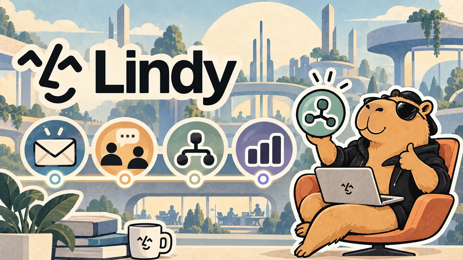 Ein Wasserschwein stellt Lindy AI vor