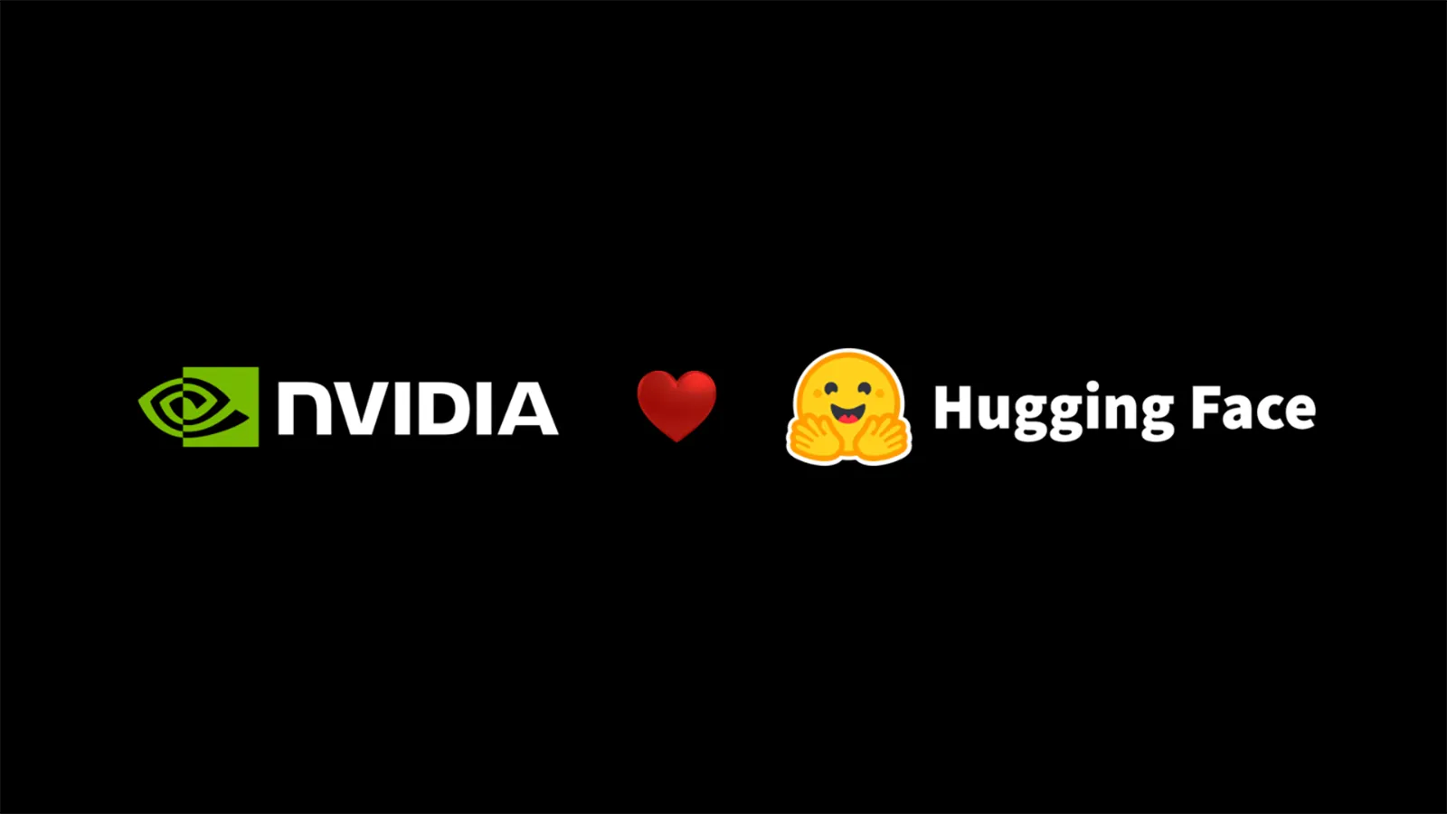 huggingface und nvidia logos