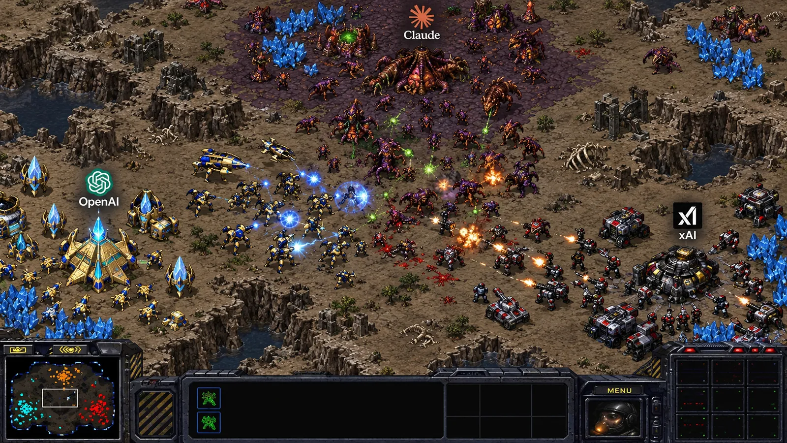 Ein Starcraft Match
