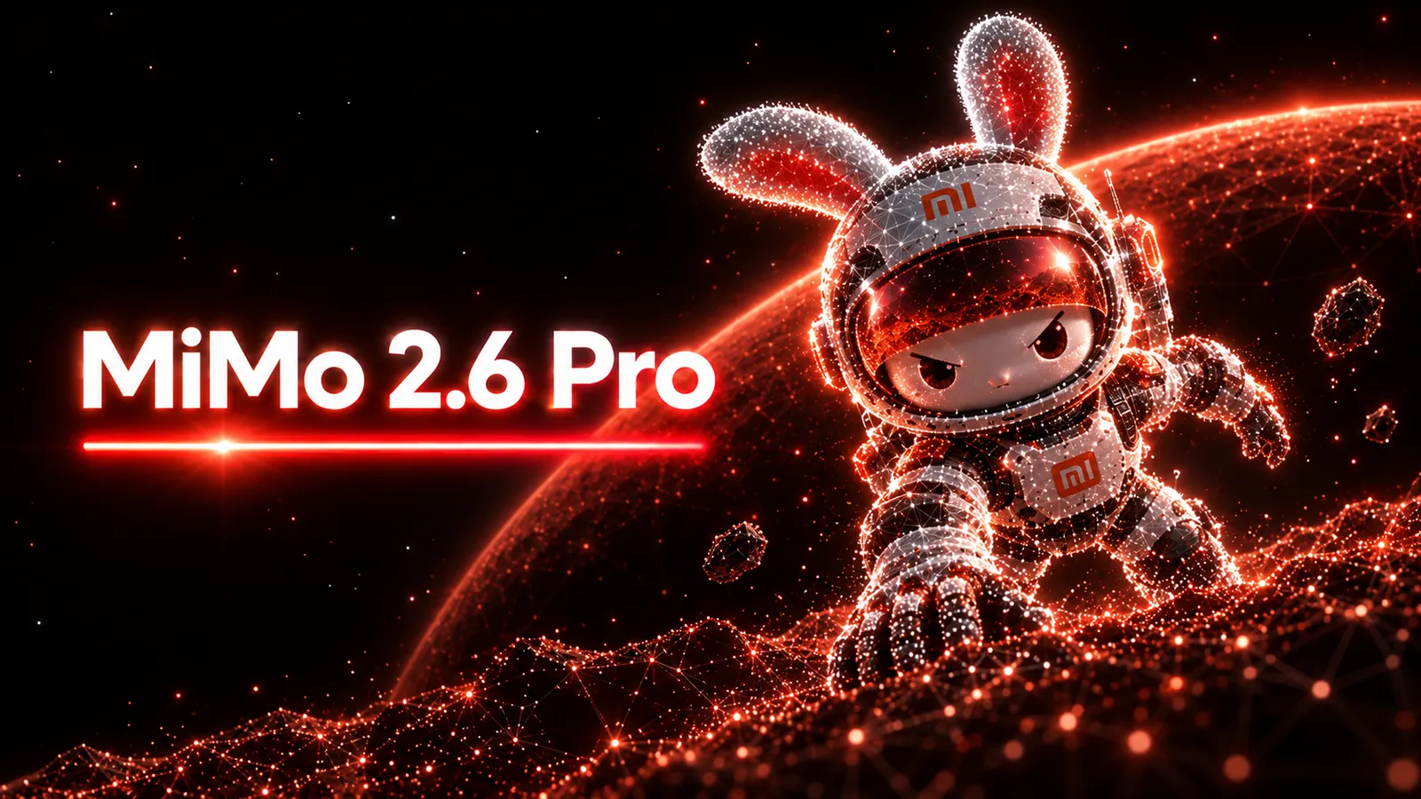 Ein Xiaomi Hase im Weltraum