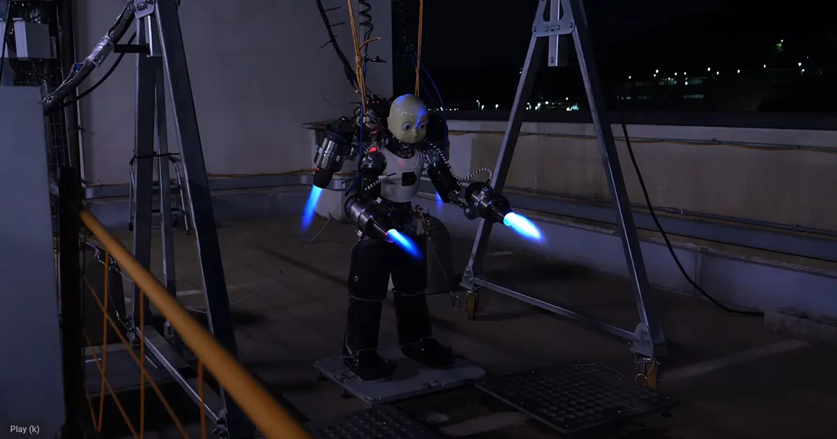 iRonCub Roboter KI Überwachung bei Olympia in Paris
