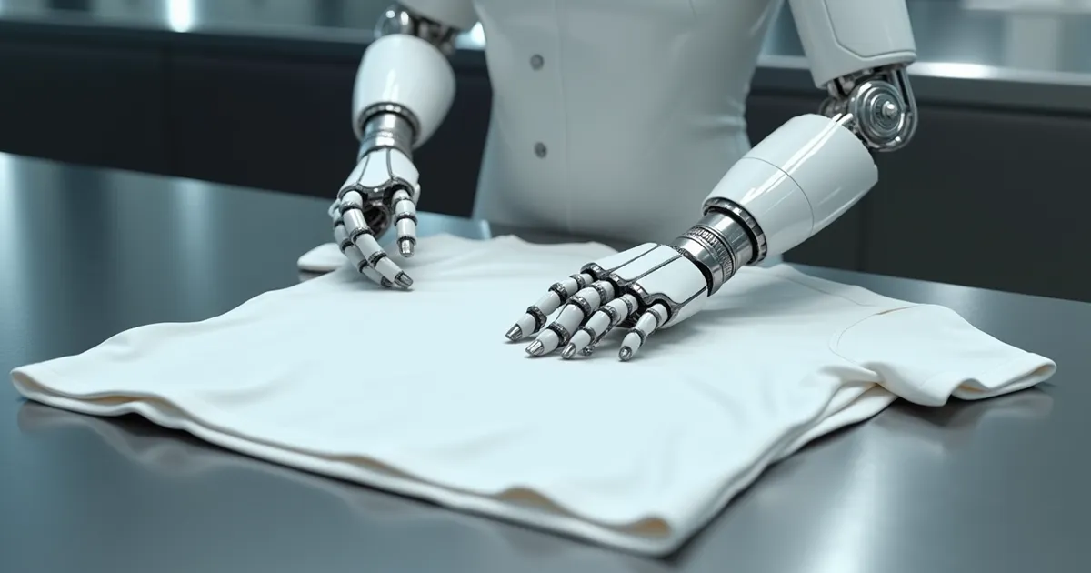 Flux | All-AI.de Roboter faltet Tshirt