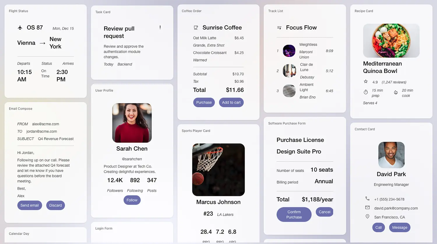 Google A2UI Beispiele