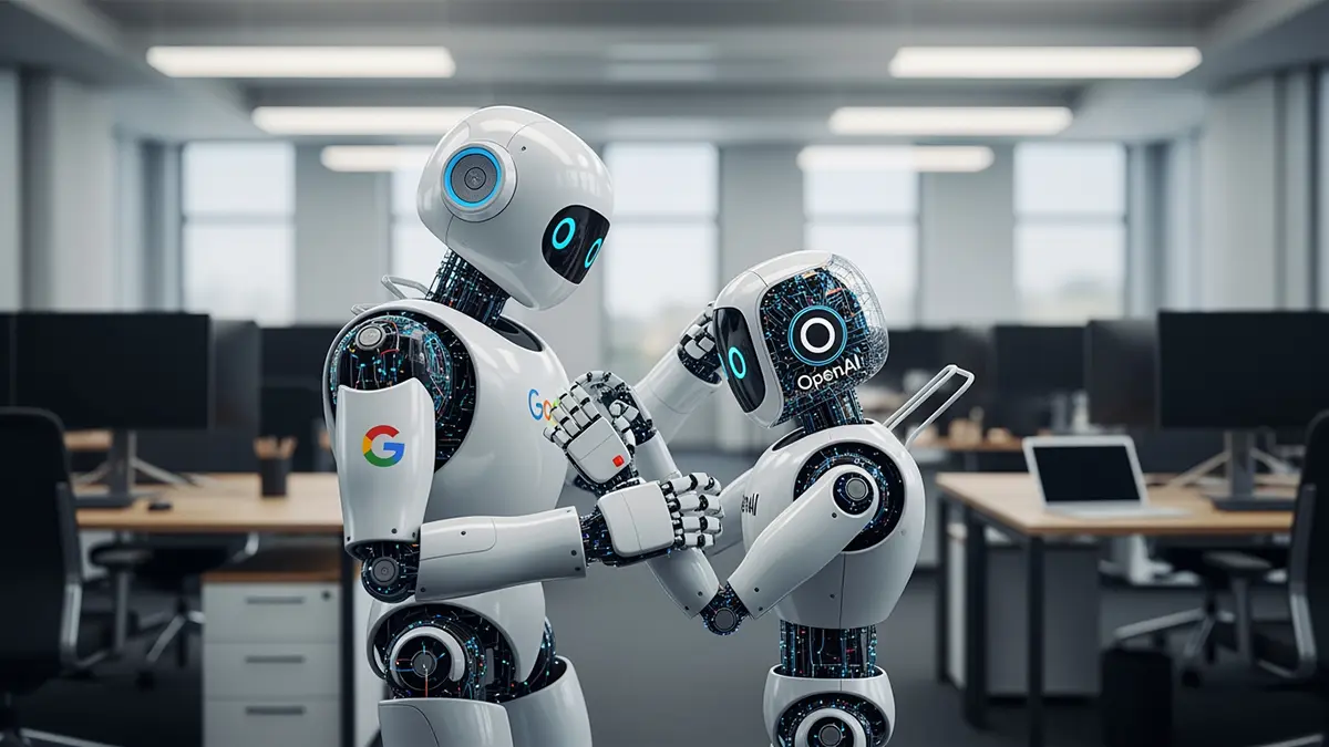 Google und OpenAI Roboter schlagen sich im Büro