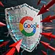 Ein Google Schutzschild wird automatisch repariert