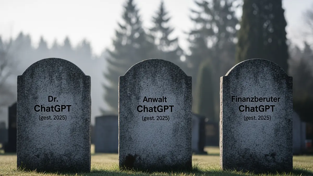 Grabsteine mit ChatGPT Zensur