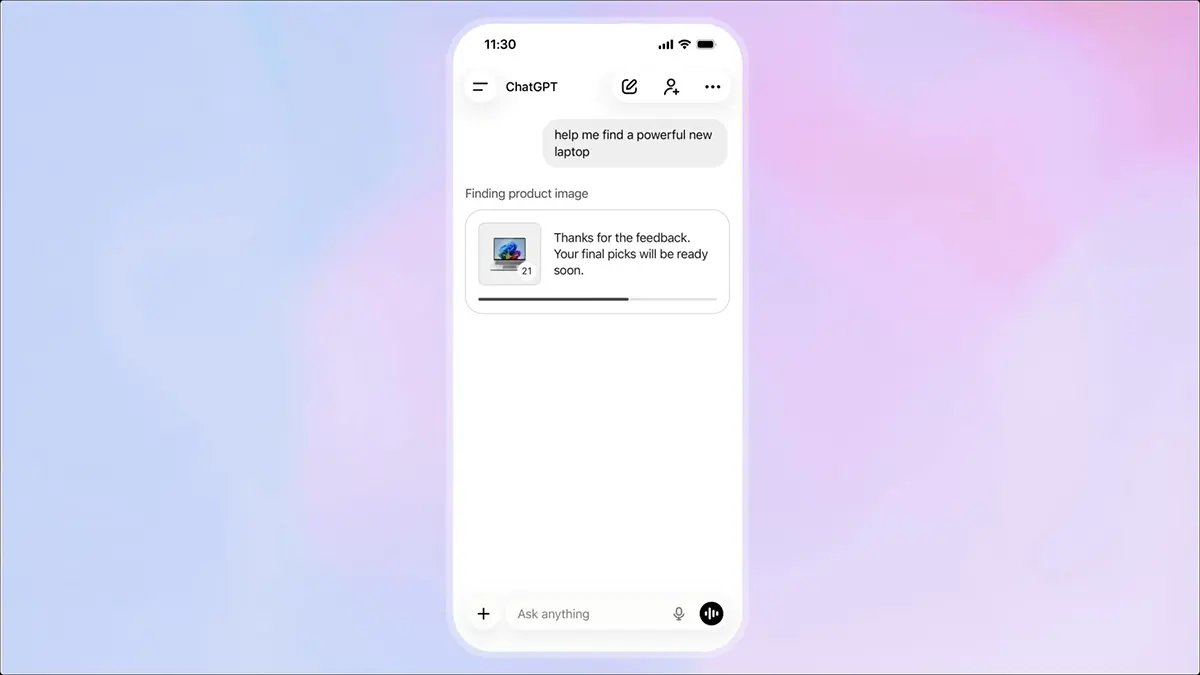 chatgpt shopping oberfläche