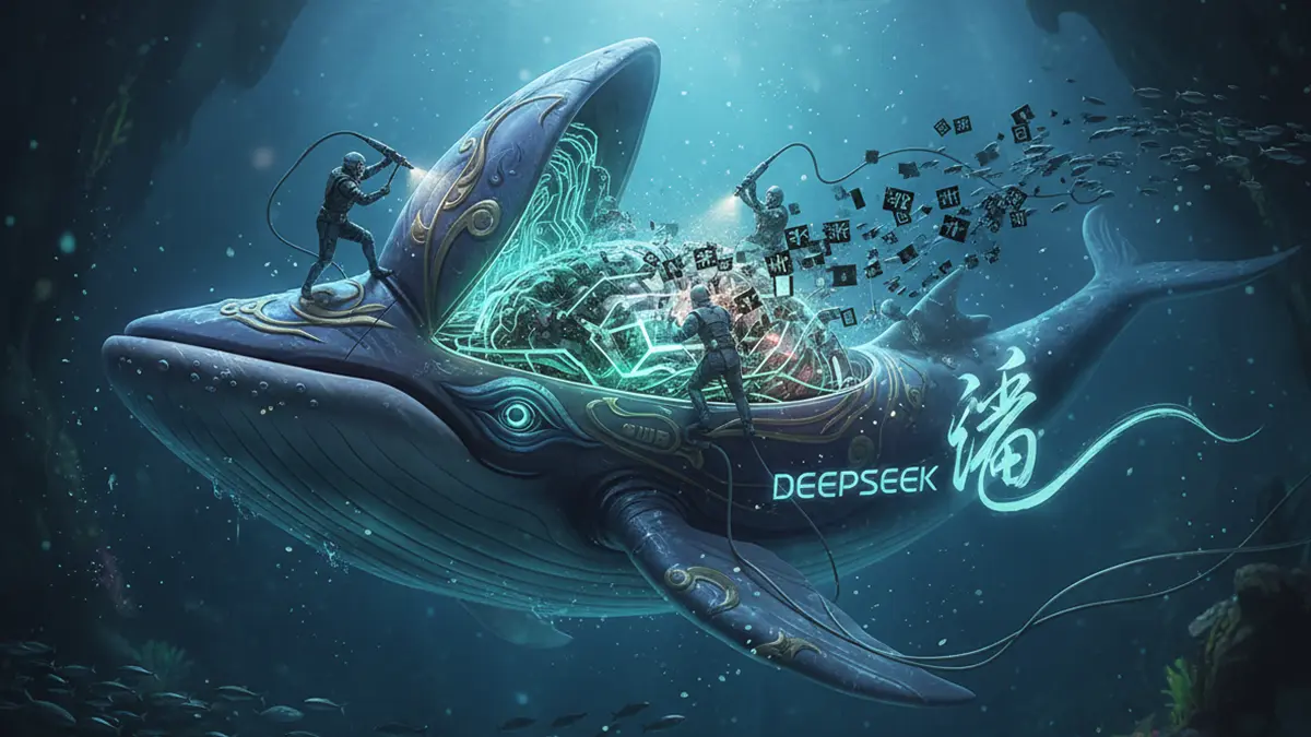 Ein Wal wird operiert