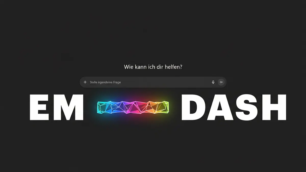 Der EM-Dash bei ChatGPT