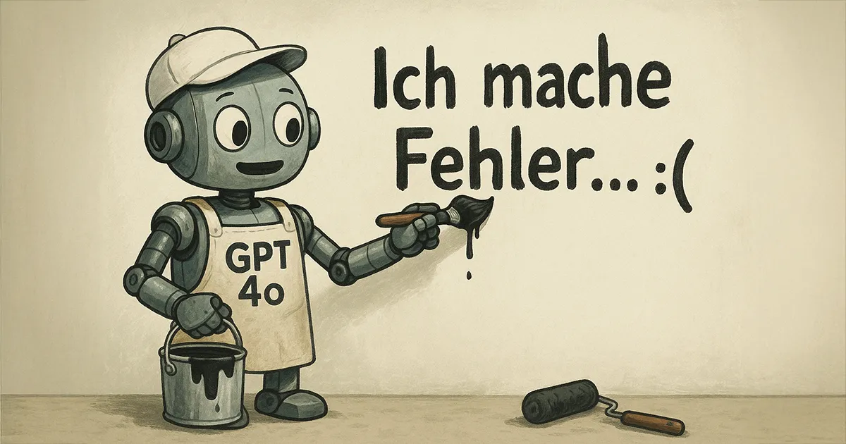 GPT-4o macht schöne Bilder – aber versteht sie nicht