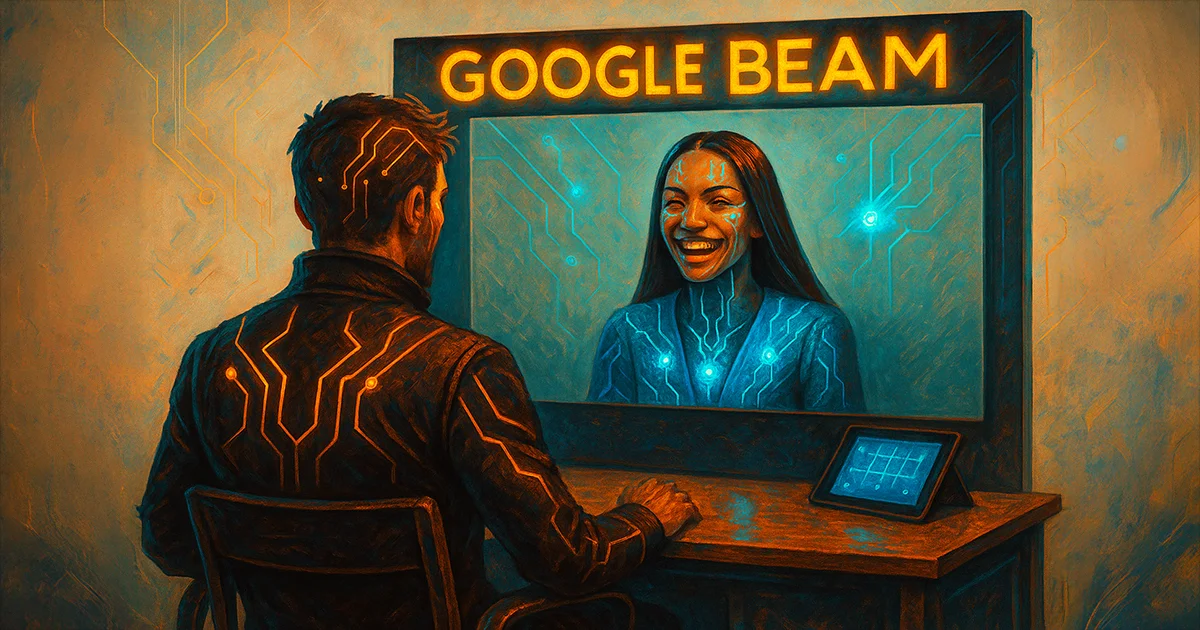 Videokonferenz mit Google Beam