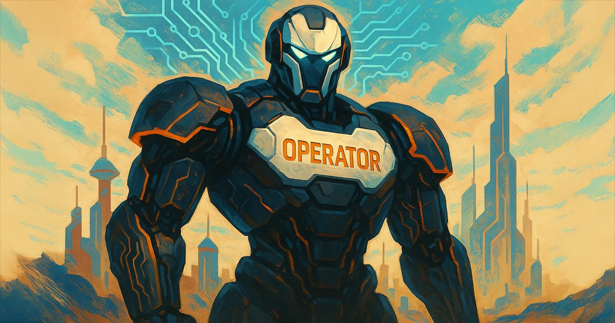 Ein Operator Roboter