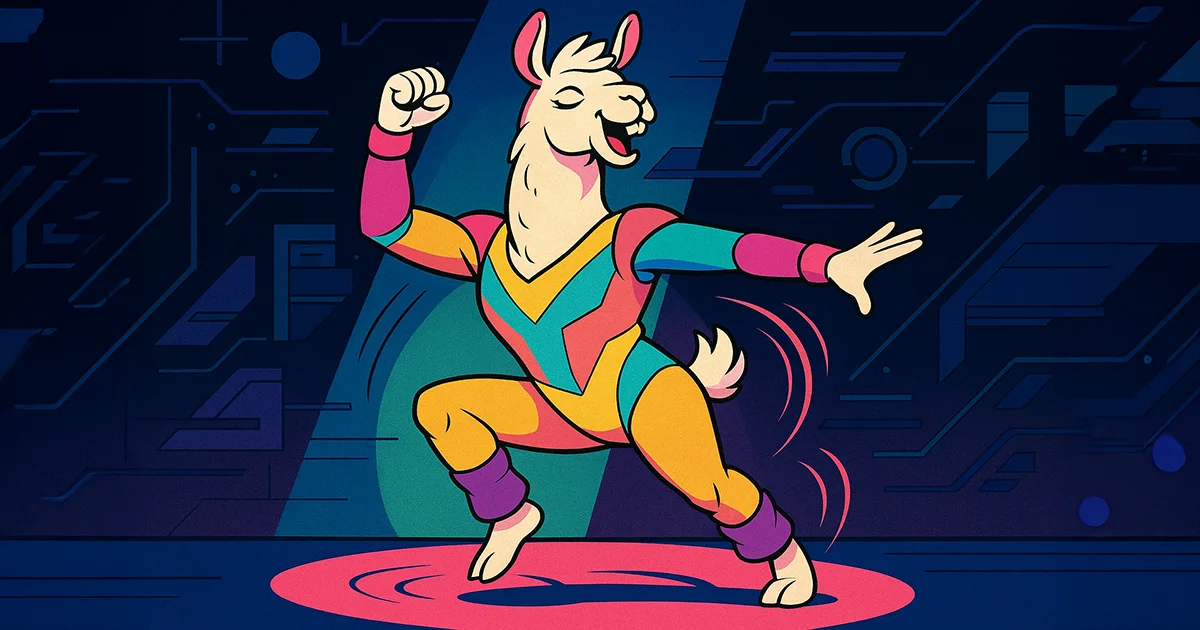 Ein Lama tanzt