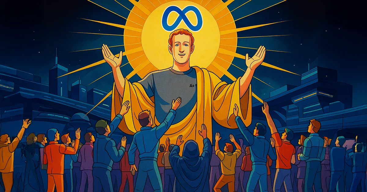 Zuckerberg als Gott
