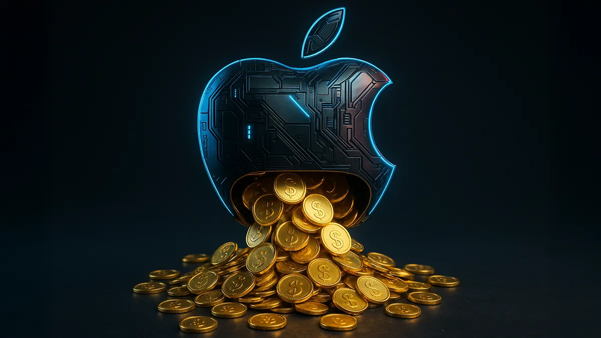 Ein Apple verliert viel Geld