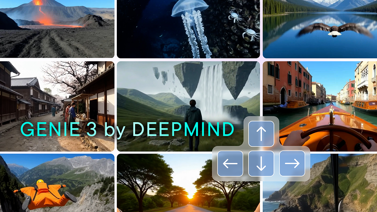 Landschaften mit Genie 3 von Deepmind