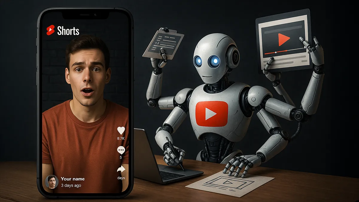 Ein Youtube KI-Roboter verändert Videos