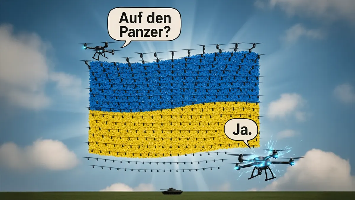 Ein KI Drohnenschwarm der Ukraine