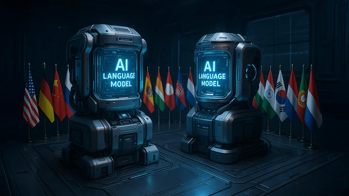 Ein futuristischer AI Translator