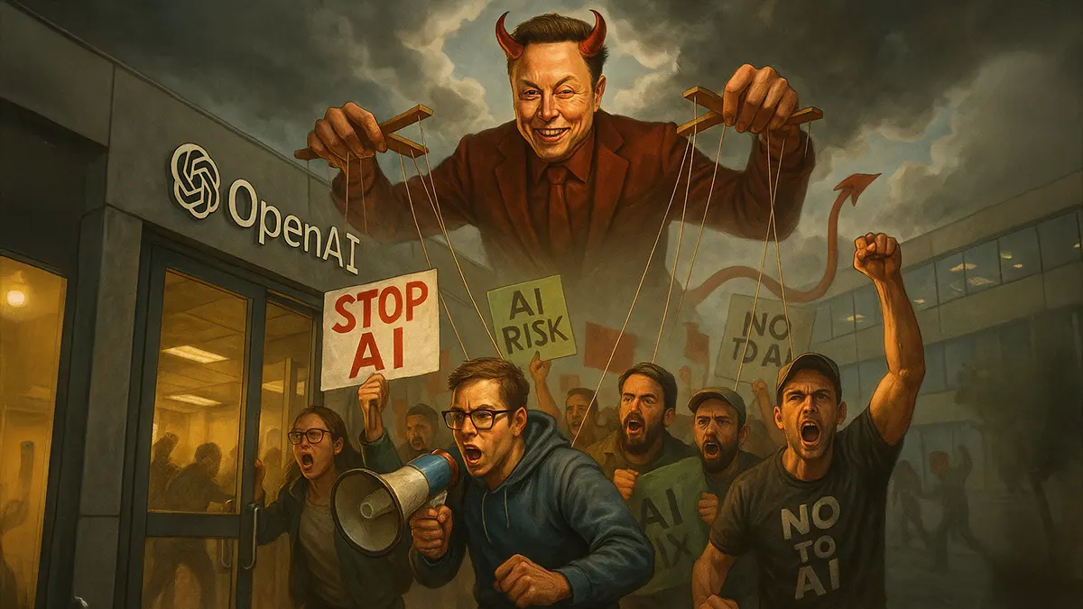 Elon Musk steuert eine Aktivisten Gruppe