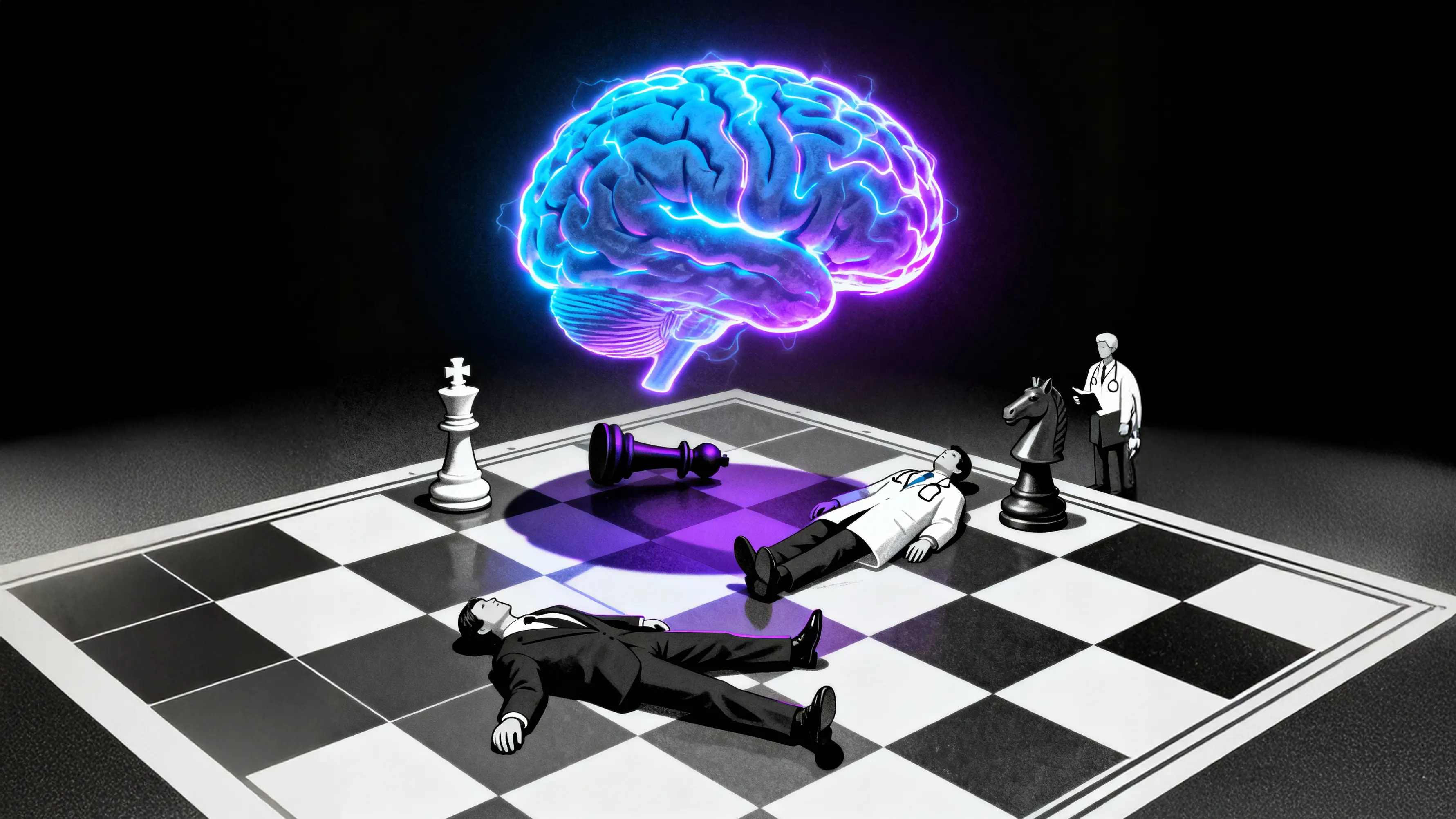 Eine KI spielt Schach