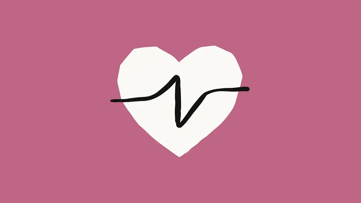 Ein Anthropic Herz Grafik