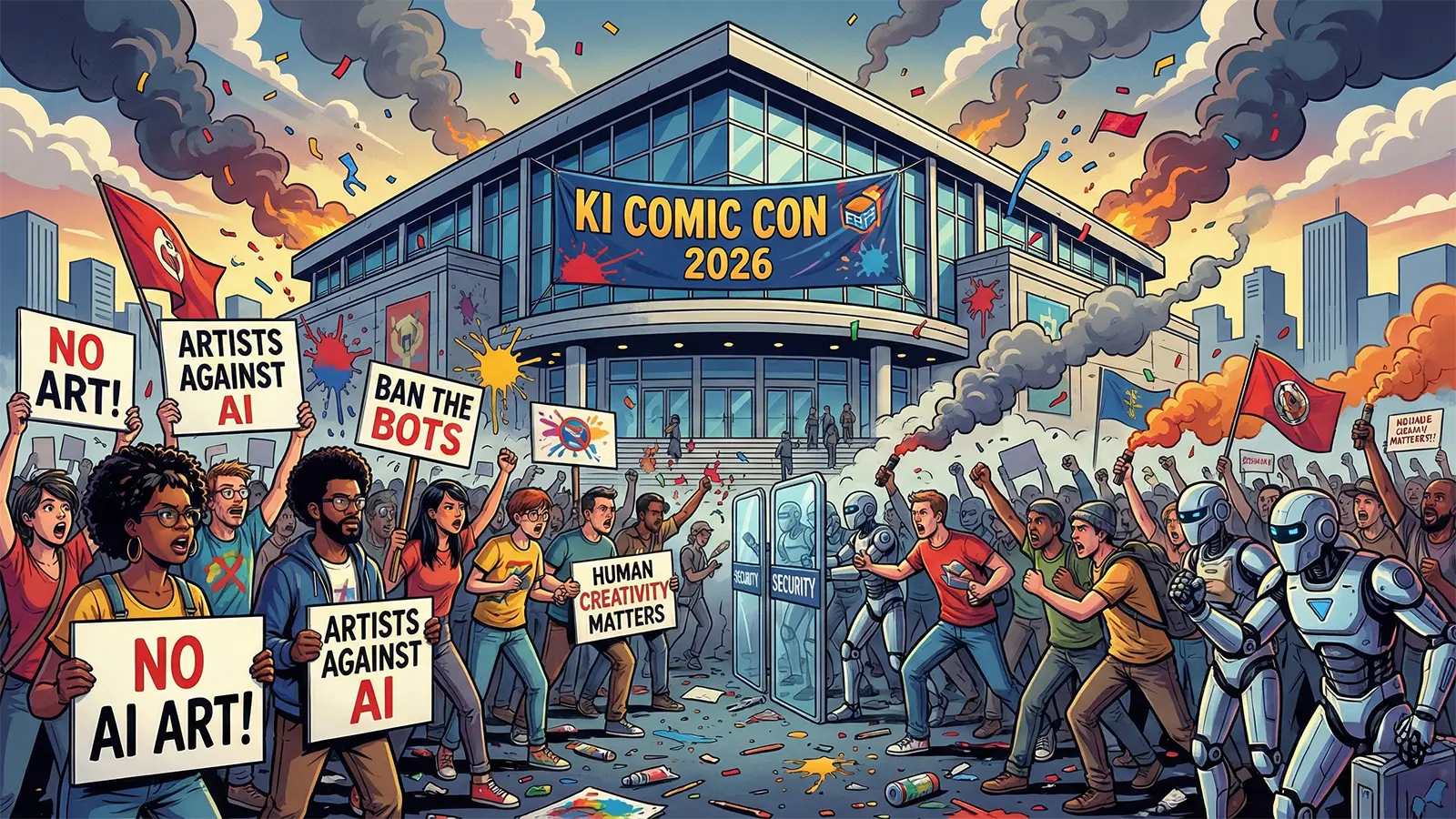 Die Comic Con 2026 mit Protesten