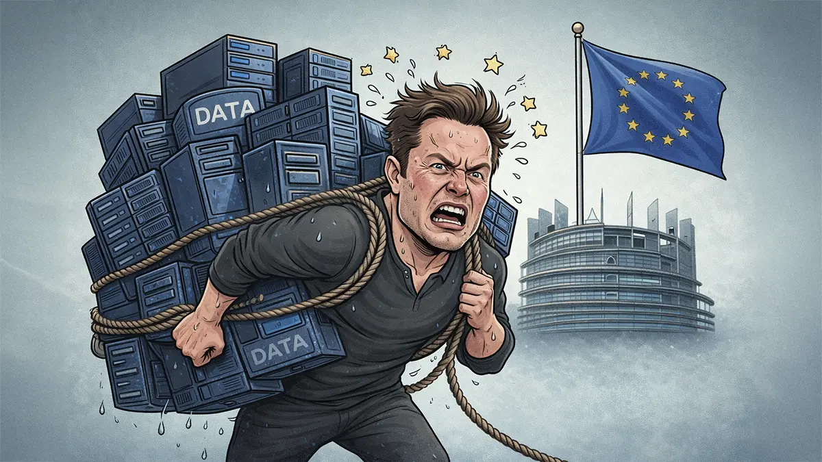 Elon Musk schleppt Daten zur EU