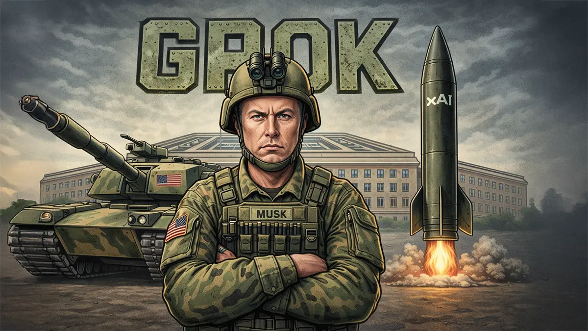 Musk vor dem Pentagon mit Grok