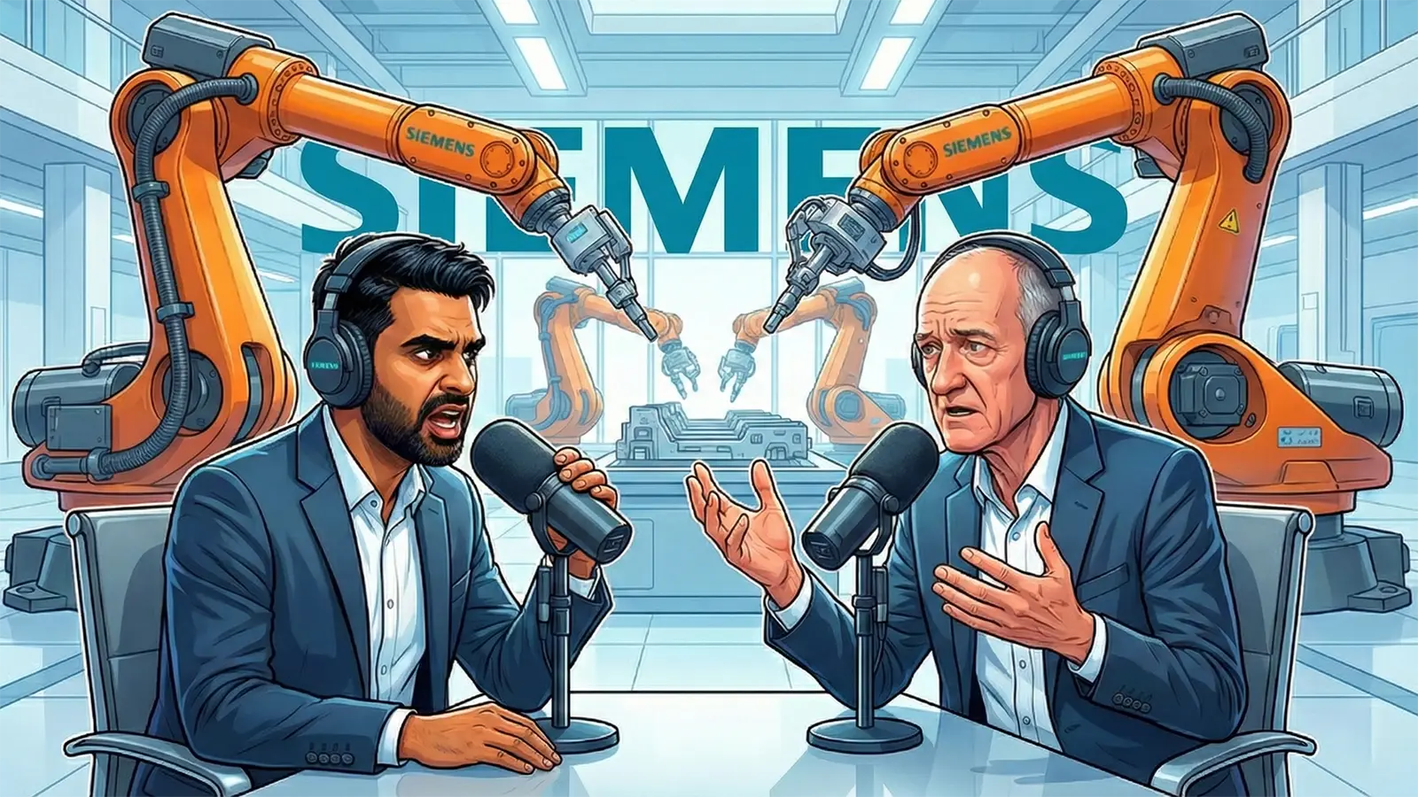 Siemens CEO in einem Interview