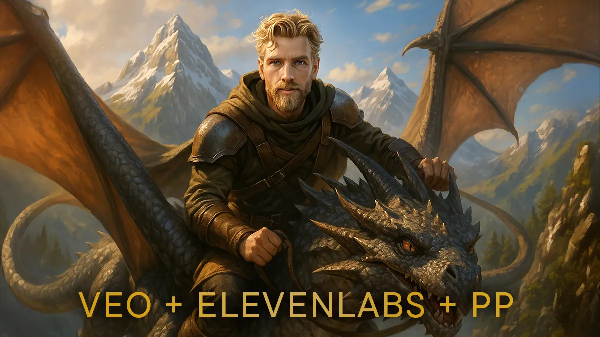 Caramba reitet auf einem Drachen
